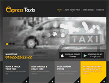 Tablet Screenshot of expresscabs.co.uk